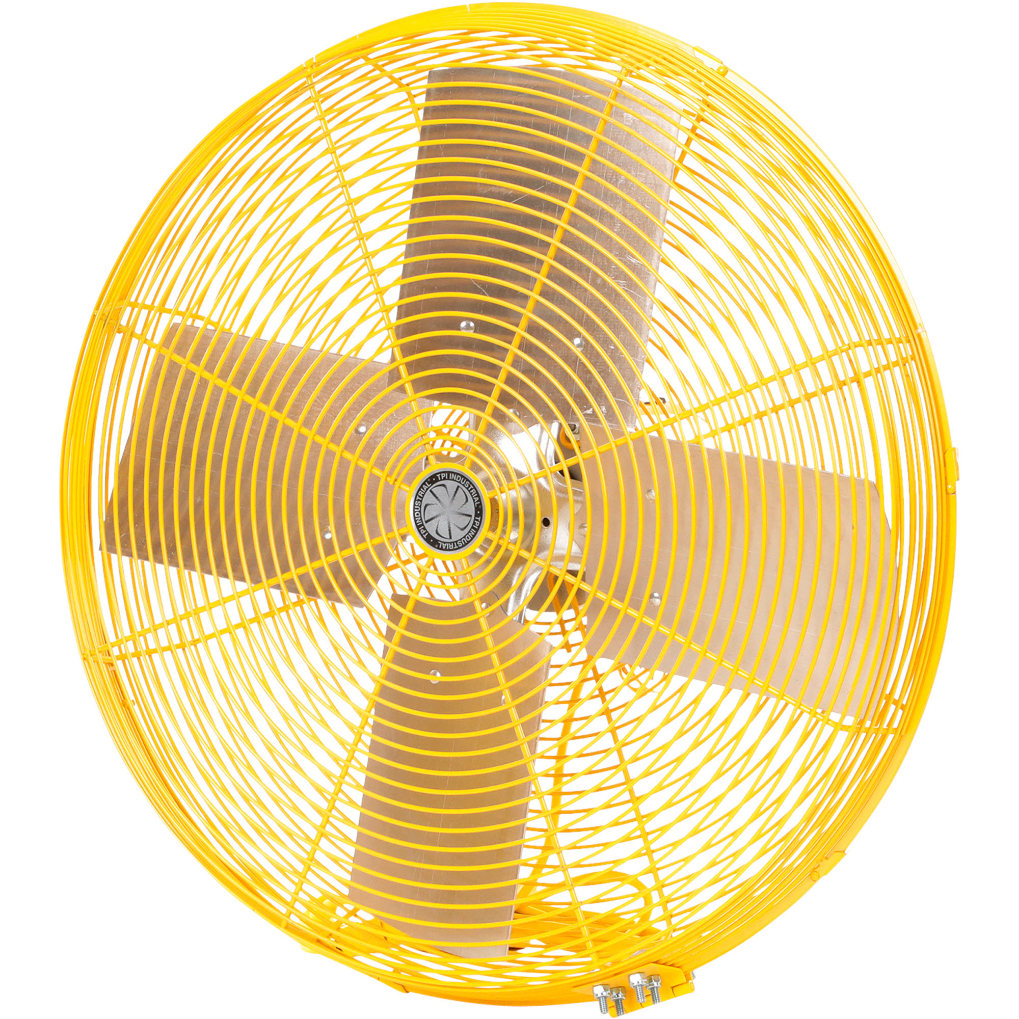 TPI Workstation Fan Head - 24in. Diameter, 7500 CFM, Safety Yellow, Model# HDH 24-JR